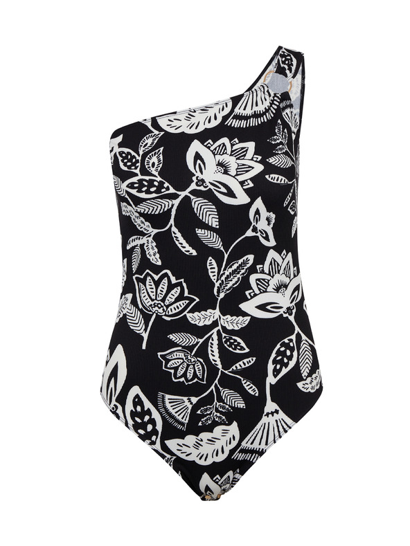 Orsay Body floreale da donna bianco e nero ORSAY