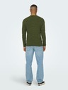 ONLY & SONS Maglione a coste da uomo color kaki ONLY & SONS Niguel