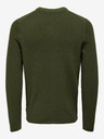 ONLY & SONS Maglione a coste da uomo color kaki ONLY & SONS Niguel
