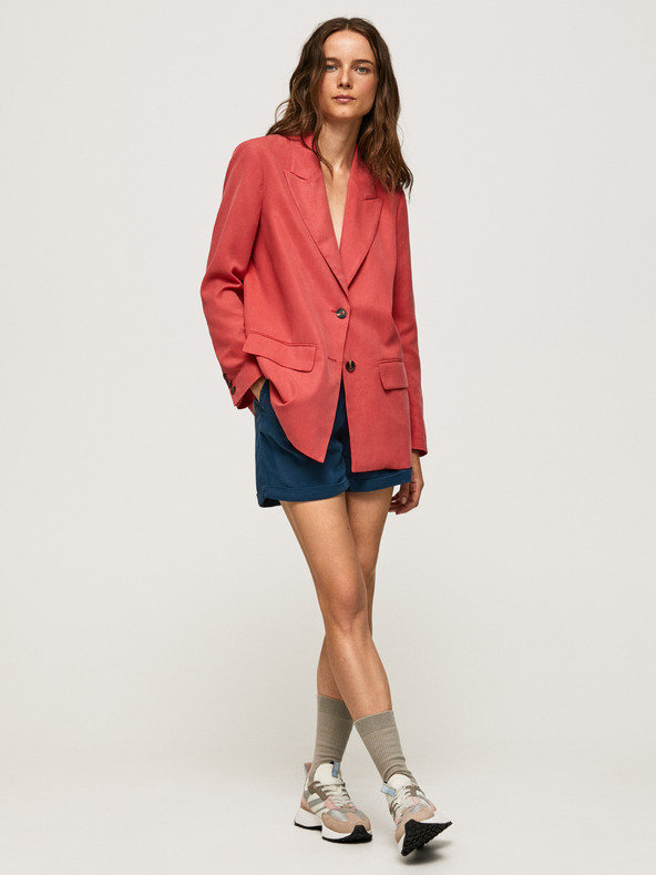 Pepe Jeans Blazer oversize donna mattone Pepe Jeans Silvie