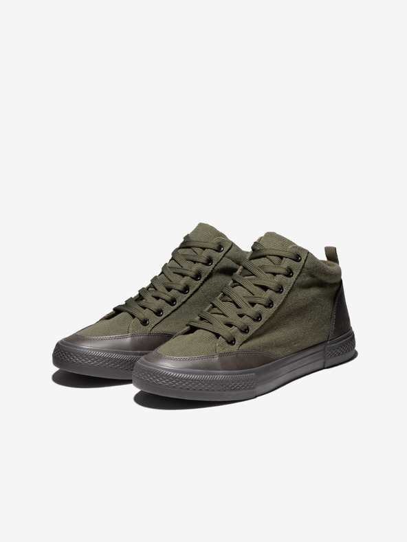 Ombre Clothing Scarpe da ginnastica nere e verdi da uomo Abbigliamento Ombre T377