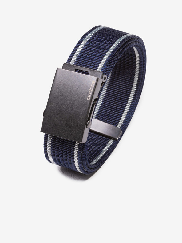 Ombre Clothing Cintura in tessuto Ombre Clothing da uomo blu scuro A028