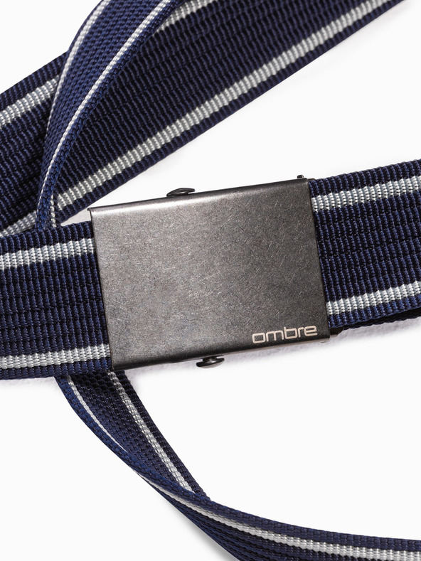 Ombre Clothing Cintura in tessuto Ombre Clothing da uomo blu scuro A028