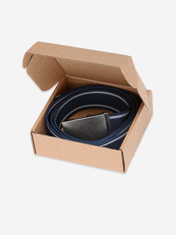 Ombre Clothing Cintura in tessuto Ombre Clothing da uomo blu scuro A028