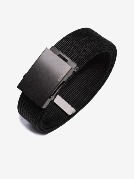 Ombre Clothing Cintura in tessuto da uomo nera Abbigliamento Ombre