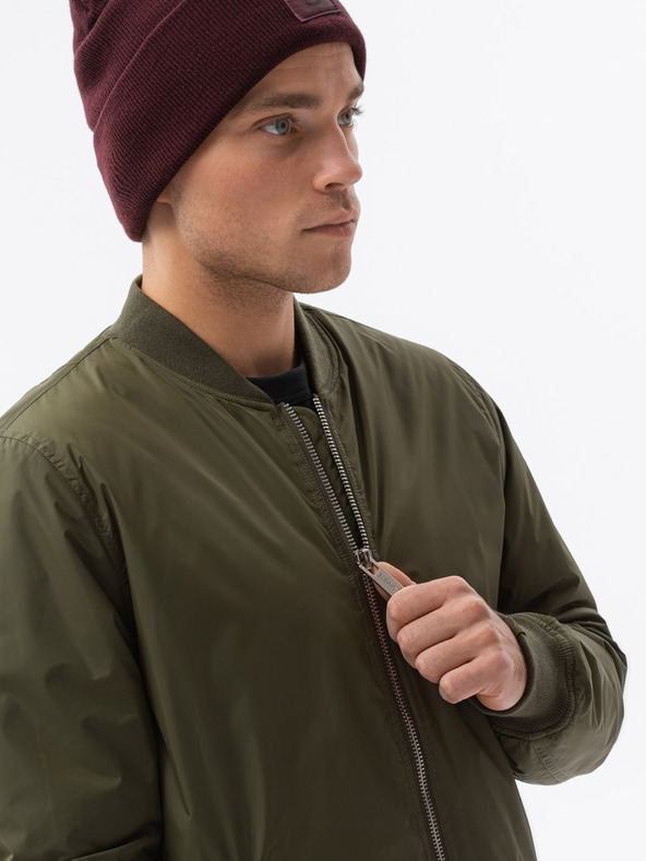 Ombre Clothing Giacca transitoria Ombre Clothing Khaki da uomo C538