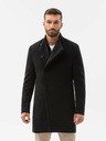 Ombre Clothing Cappotto nero da uomo Ombre Clothing C501