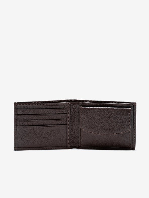 Ombre Clothing Portafoglio in pelle marrone da uomo Abbigliamento Ombre