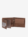 Ombre Clothing Portafoglio in pelle marrone da uomo Ombre Clothing A092