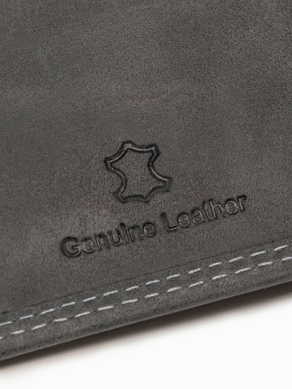 Ombre Clothing Portafoglio in pelle da uomo - Nero A417