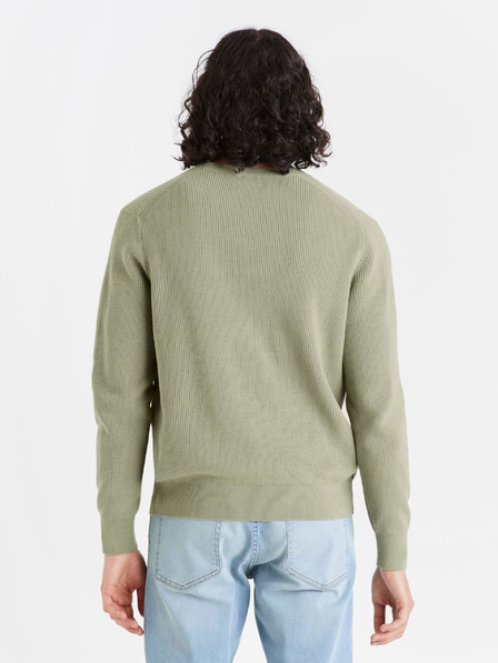 Celio Maglione a coste Celio Dexter verde chiaro da uomo
