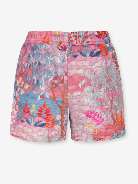 PiP studio Pantaloncini rosa da donna a fantasia PiP Studio Pip Garden Big
