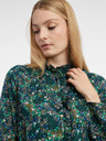 Orsay Camicetta floreale da donna verde scuro ORSAY