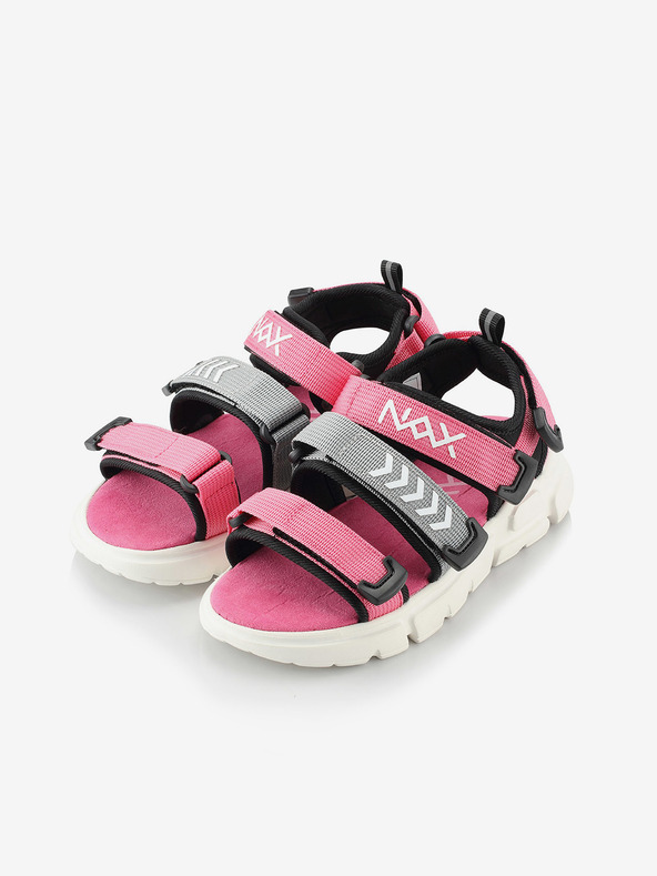 NAX Sandali NAX Nesso grigio e rosa per bambina