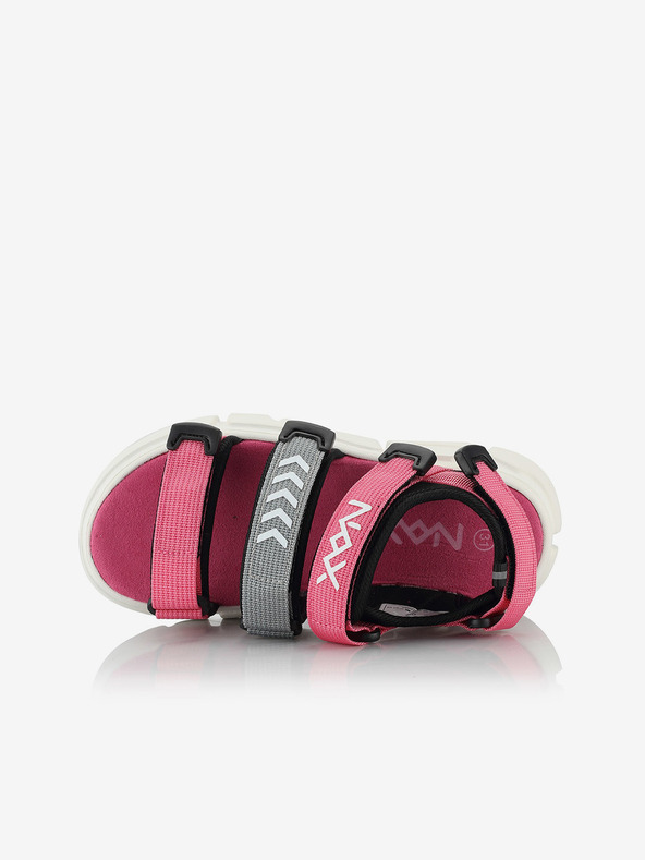 NAX Sandali NAX Nesso grigio e rosa per bambina