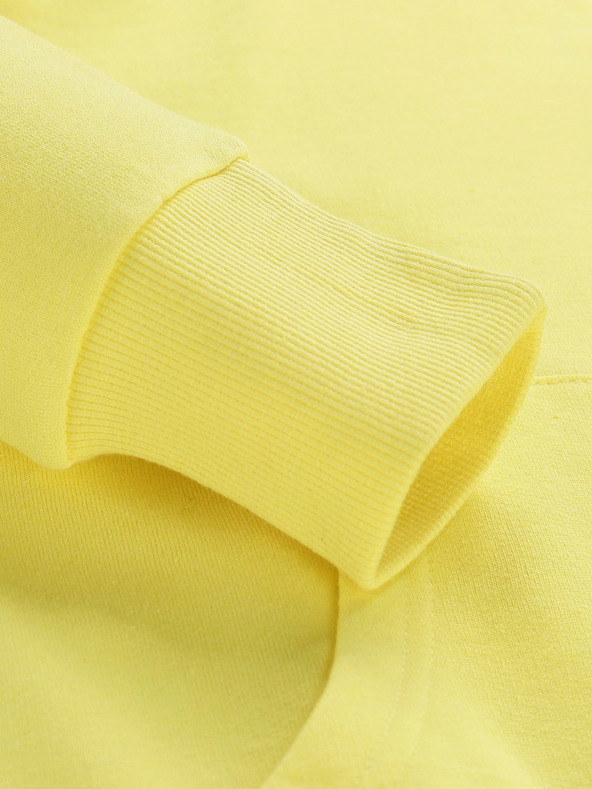 NAX Felpa basic gialla da donna NAX QEDA