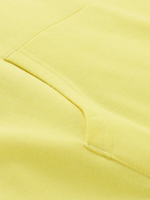 NAX Felpa basic gialla da donna NAX QEDA