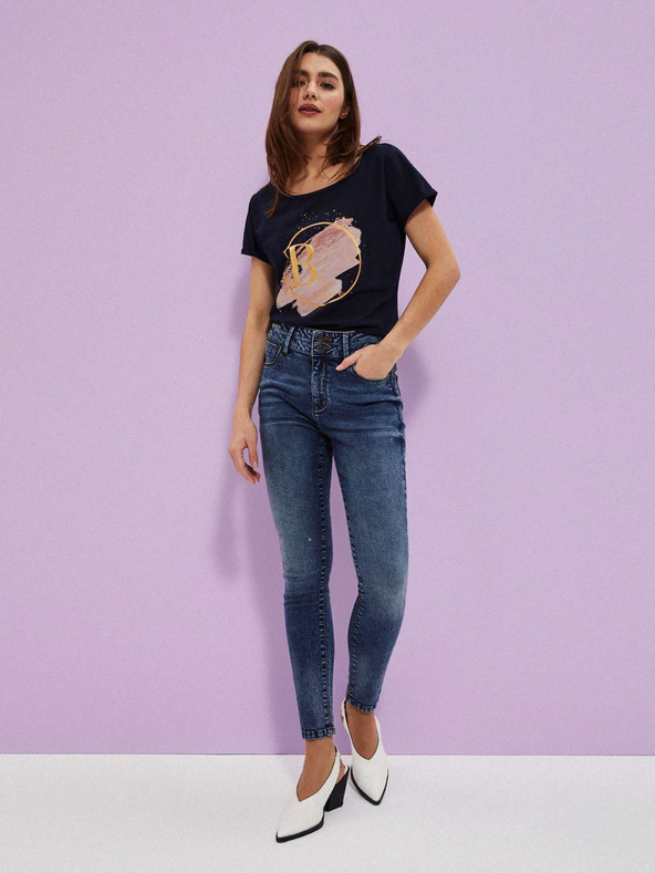 Moodo Jeans Moodo da donna blu scuro