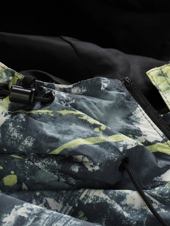 NAX Giacca fantasia gialla e nera da uomo NAX ZALEW