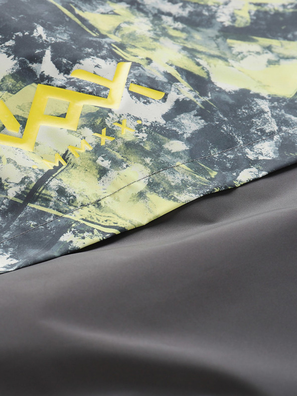 NAX Giacca fantasia gialla e nera da uomo NAX ZALEW