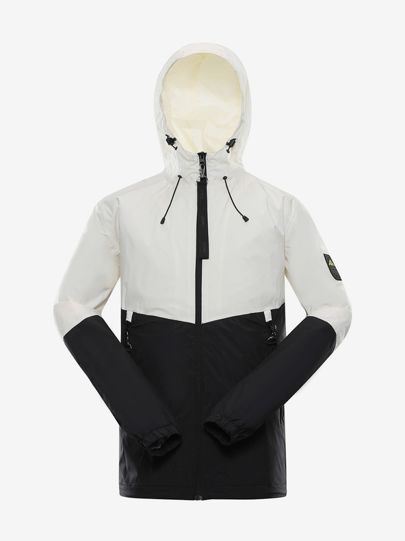 NAX Giacca da uomo crema e nera NAX ZALEW