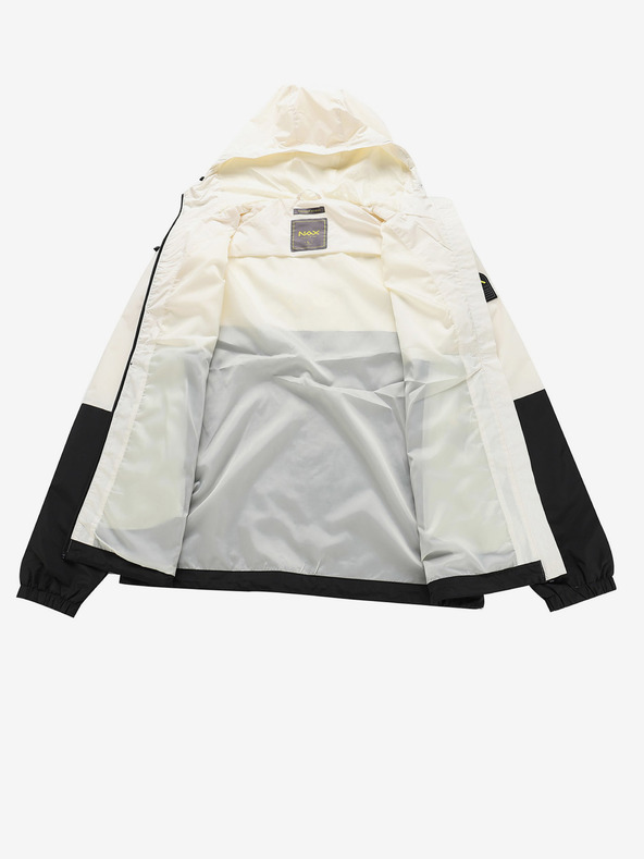 NAX Giacca da uomo crema e nera NAX ZALEW