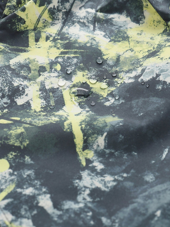 NAX NAX IMUFO Giacca a fantasia gialla e beige per bambini