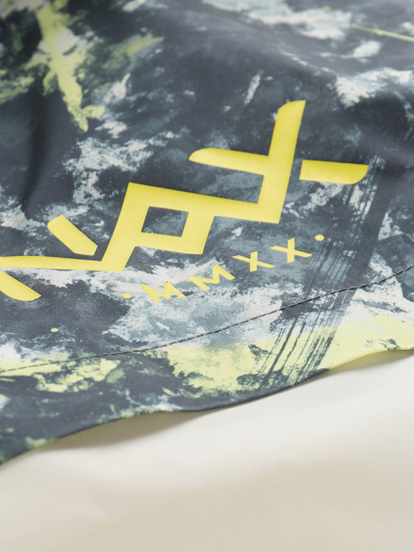 NAX NAX IMUFO Giacca a fantasia gialla e beige per bambini