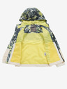 NAX NAX IMUFO Giacca a fantasia gialla e beige per bambini