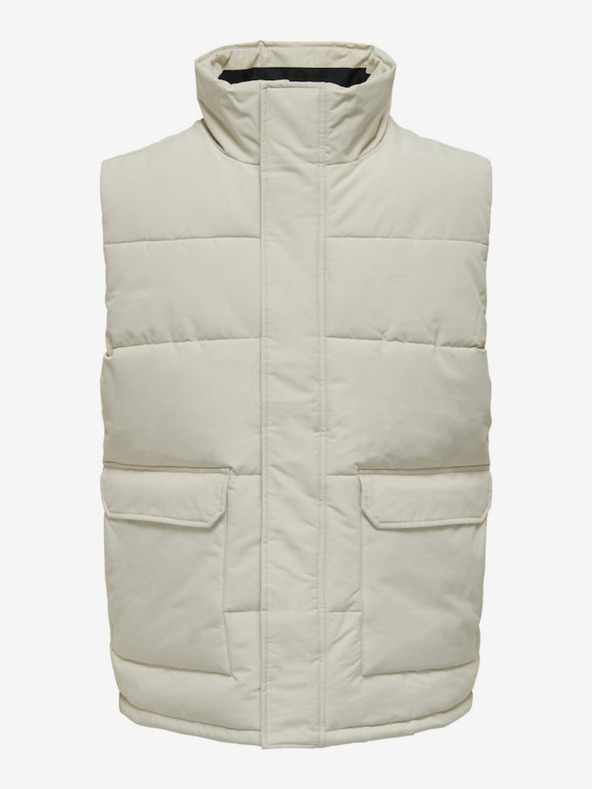 ONLY & SONS Giacca trapuntata ONLY & SONS Carl grigio chiaro da uomo