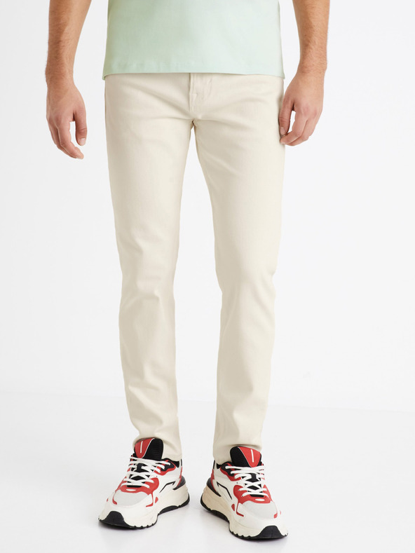 Celio Jeans slim fit uomo crema Celio C25 Dolasi