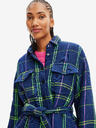 Desigual Giacca Desigual Paris Blue Plaid