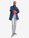 Desigual Giacca Desigual Paris Blue Plaid