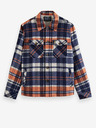Scotch & Soda Camicia da uomo blu giacca leggera in misto lana Scotch & Soda