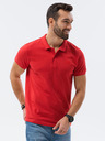Ombre Clothing Polo basic da uomo rossa Ombre Clothing