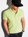 Ombre Clothing Polo Basic Verde Chiaro Uomo Abbigliamento Ombre