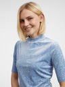Orsay Top in velluto fantasia donna azzurro ORSAY