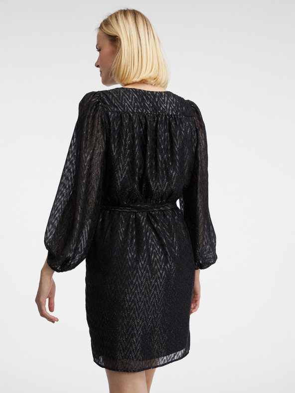 Orsay Abito nero da donna a fantasia ORSAY