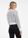 Orsay Cardigan da donna a fantasia bianca e nera ORSAY