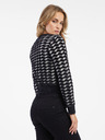 Orsay Cardigan da donna bianco e nero a fantasia ORSAY