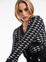 Orsay Cardigan da donna bianco e nero a fantasia ORSAY