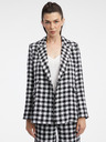 Orsay Giacca a quadri bianca e nera da donna ORSAY
