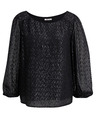 Orsay Camicetta fantasia donna nera ORSAY