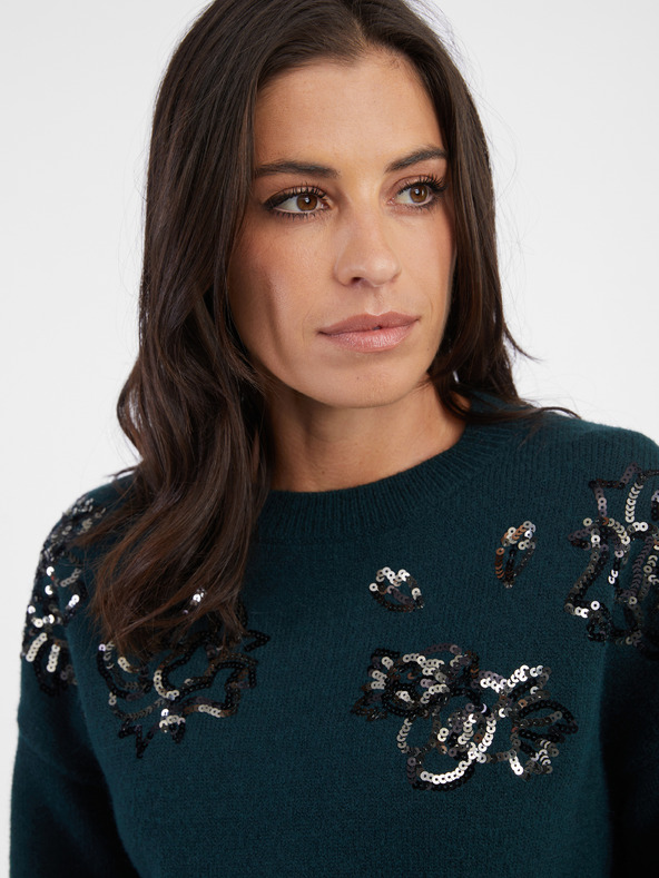 Orsay Maglione in maglia da donna ORSAY color petrolio