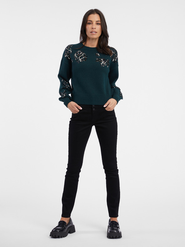 Orsay Maglione in maglia da donna ORSAY color petrolio