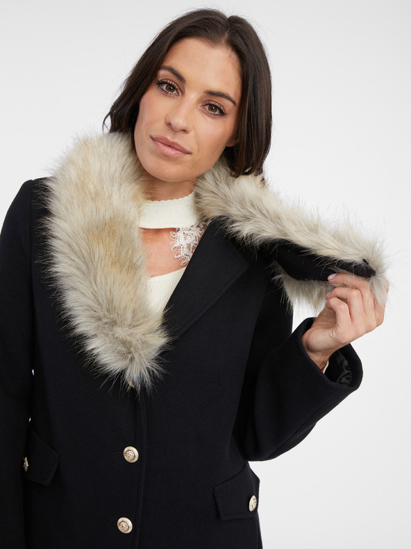 Orsay Cappotto nero da donna in misto lana ORSAY