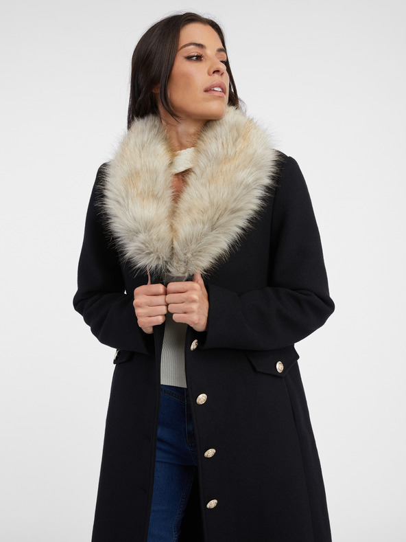 Orsay Cappotto nero da donna in misto lana ORSAY