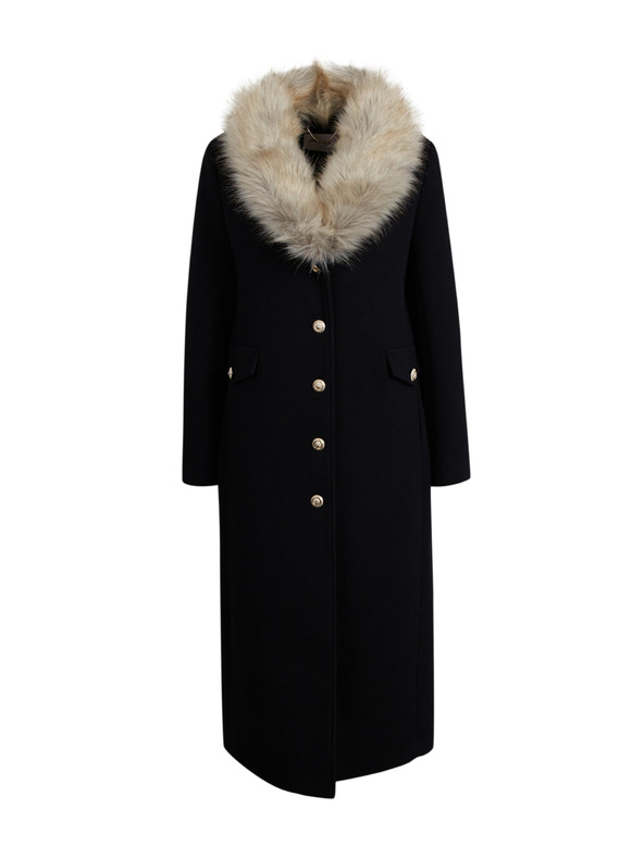Orsay Cappotto nero da donna in misto lana ORSAY