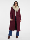 Orsay Cappotto ORSAY donna in lana bordeaux