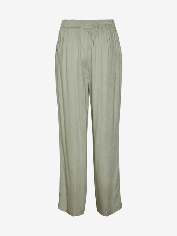 Vero Moda Pantaloni larghi verde chiaro VERO MODA Josie